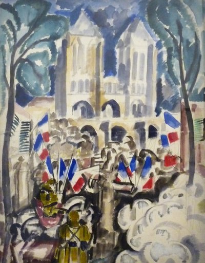 Noyon, 1917 by Charles Georges Dufresne